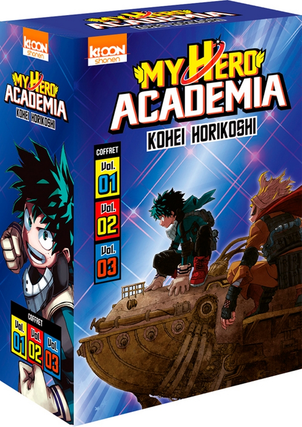 Coffret My Hero Academia vol. 1 à 3 (VF)