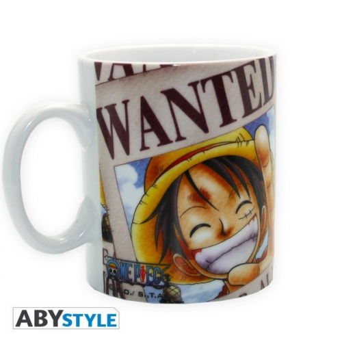 Mug One Piece Luffy Wanted Grand Contenant