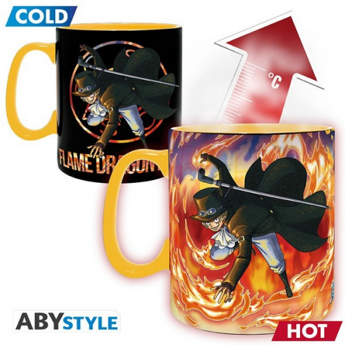 Mug ONE PIECE - Mug Heat Change - Luffy & Sabo