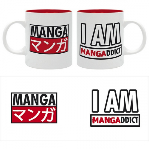 MANGA ADDICT - Mug 320 ml - Asian Art -