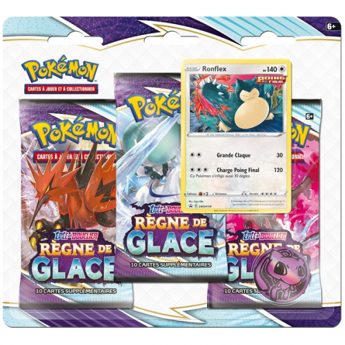 Pokémon - Pack de 3 Boosters - Règne de Glace