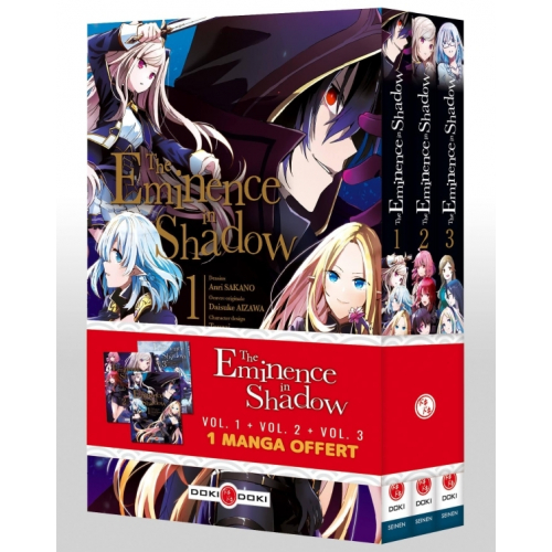 The Eminence in Shadow - Pack découverte vol. 01 à 03 (1 vol. offert) (VF)