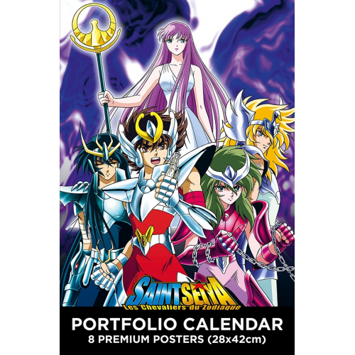 Calendrier Portfolio 2025 Saint Seiya (VF)